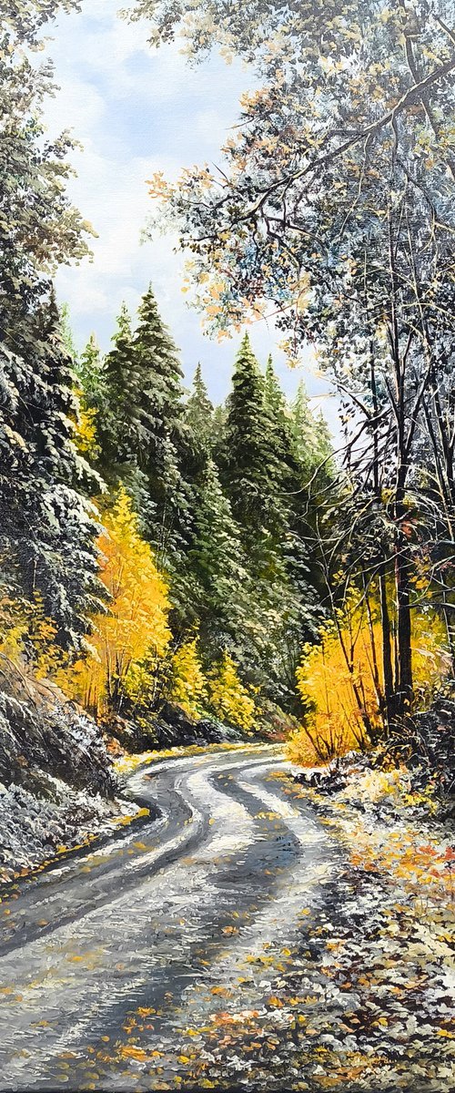 Autumn Forest Path by Sergei Miqaielyan