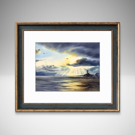 Lighthouse in the sun