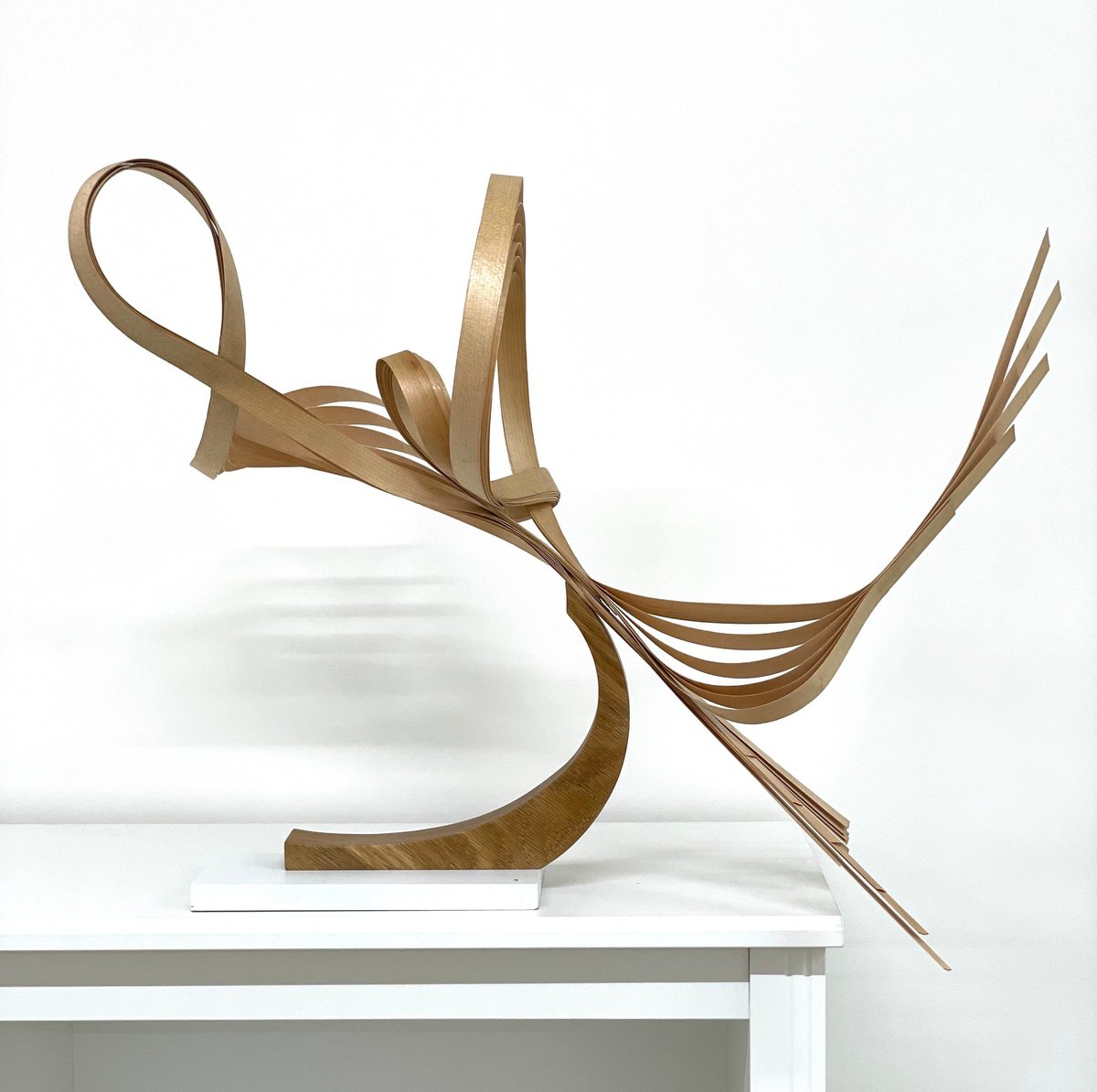 Wood Veneer Sculpture Series 1.1 by Mark Purllant