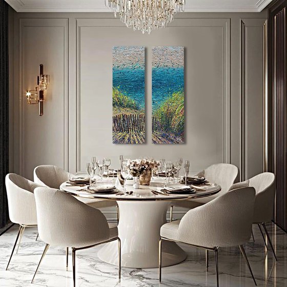 Salt & Stillness - Diptych