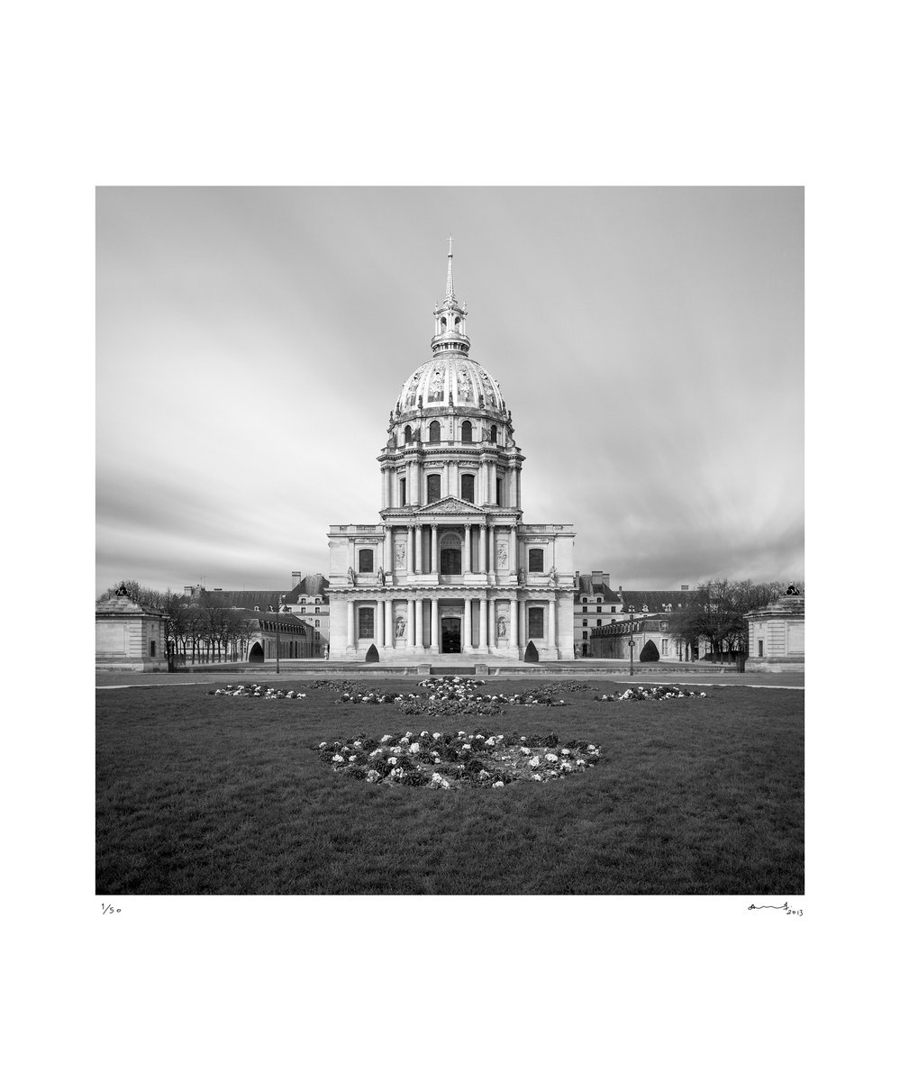 Cityscapes Photograph By Alex Holland, 20 X 24, Par Hi?tel Des Invalides, Paris, Original Artwork