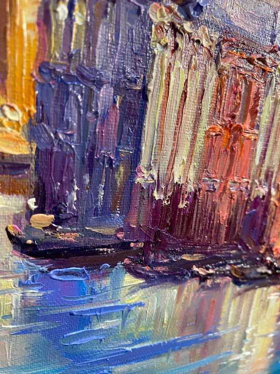 “Venice” original oil painting