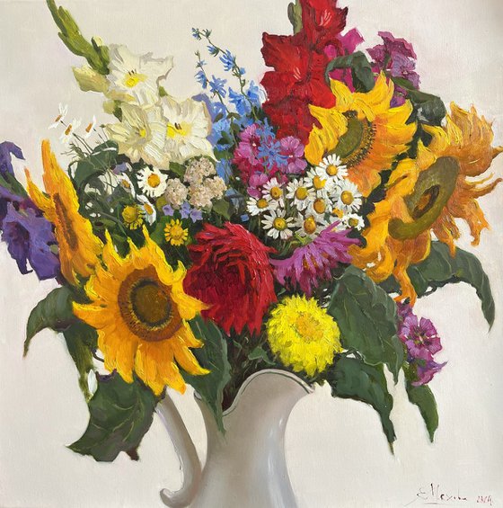 Colorful Flowers Still life