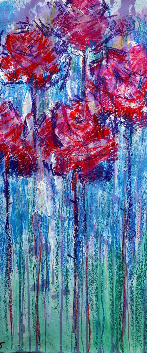 Fantasy with Flowers 302 by Rakhmet Redzhepov