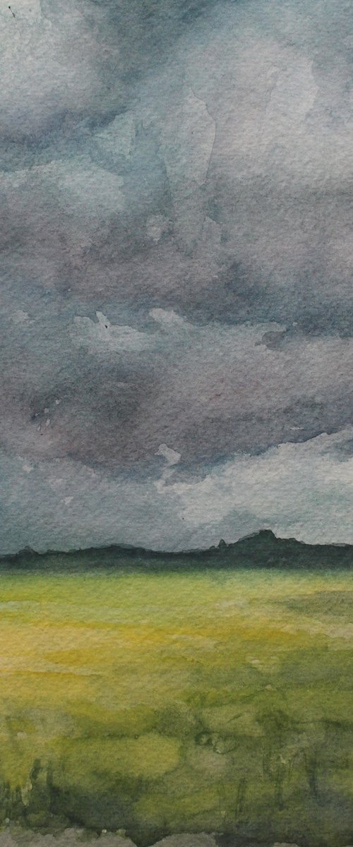 Storm Sky over Farmlands by John Fleck