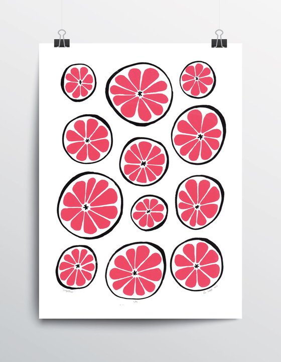 Grapefruit - Unframed - FREE Worldwide Delivery