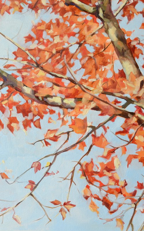 Autumn tree by Irina Ushakova