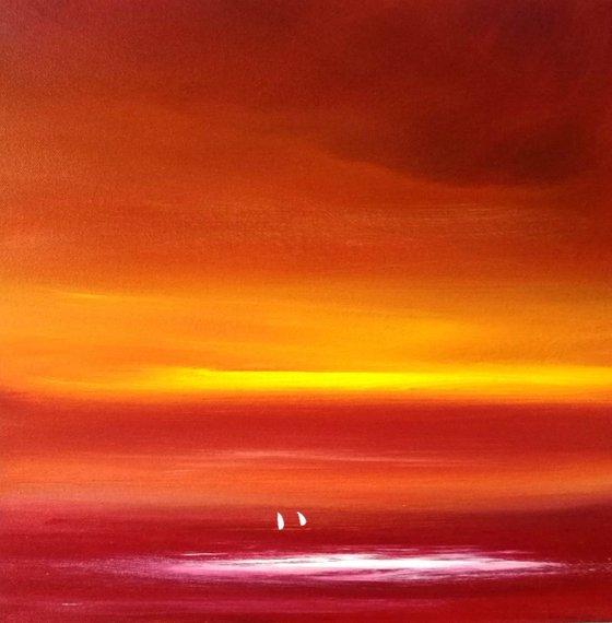 Seascape - Friendship in Orange