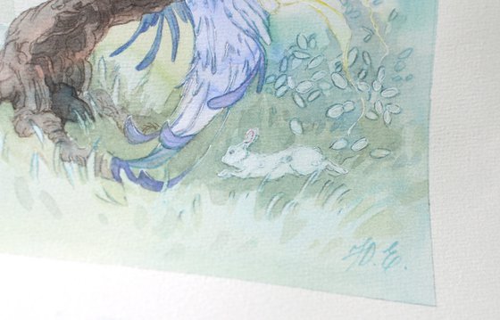 Blue Bird Fantasy girl