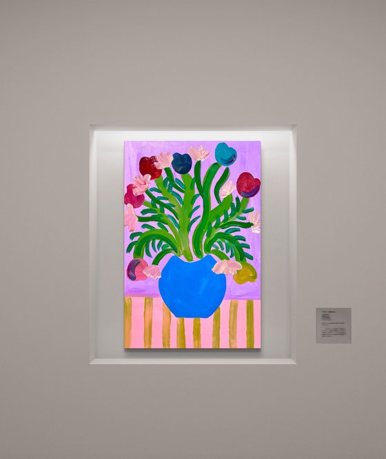 Tulips and petunias