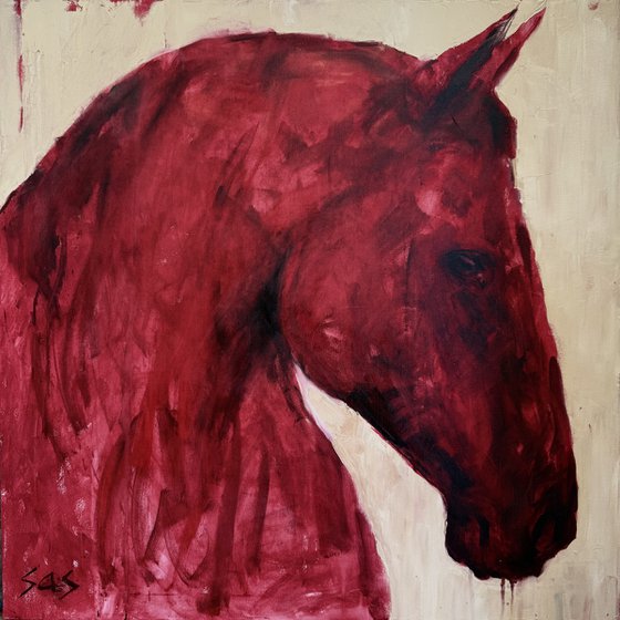 Red horse