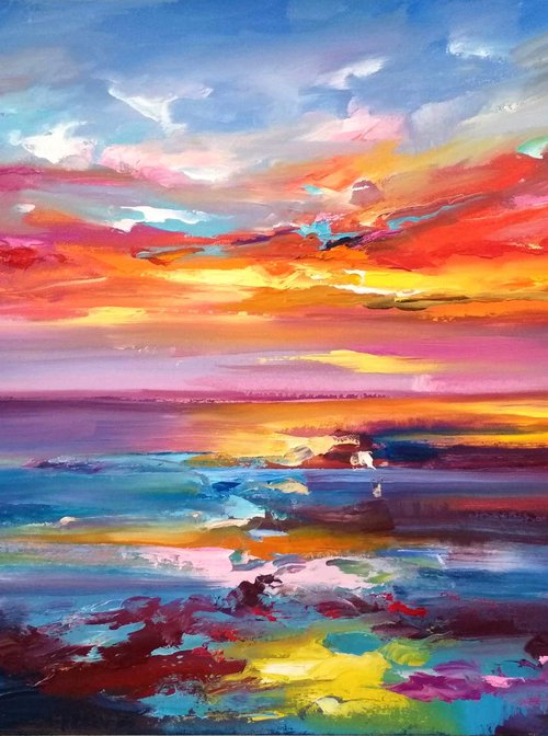 Abstract seascape 03 by Andrej  Ostapchuk