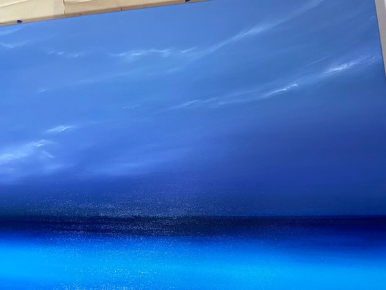 Turquoise ocean, waves