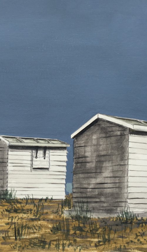 Beach Huts #1 by Laurence Wheeler