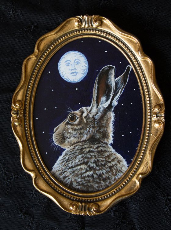 It's Rude to Stare said the Moon to the Hare