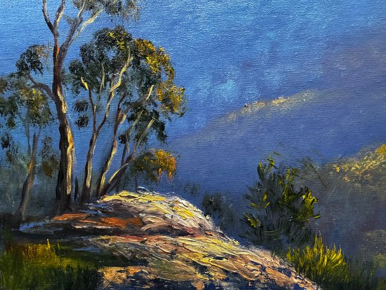 Sunset at Mt Solitary