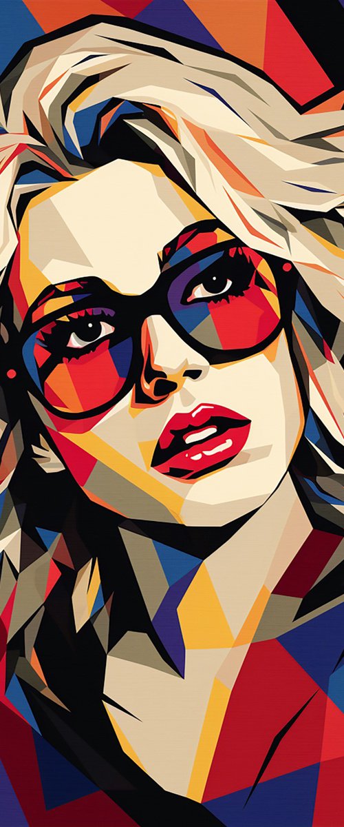 Woman with glasses by Kosta Morr