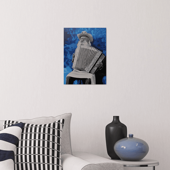 Man with accordion