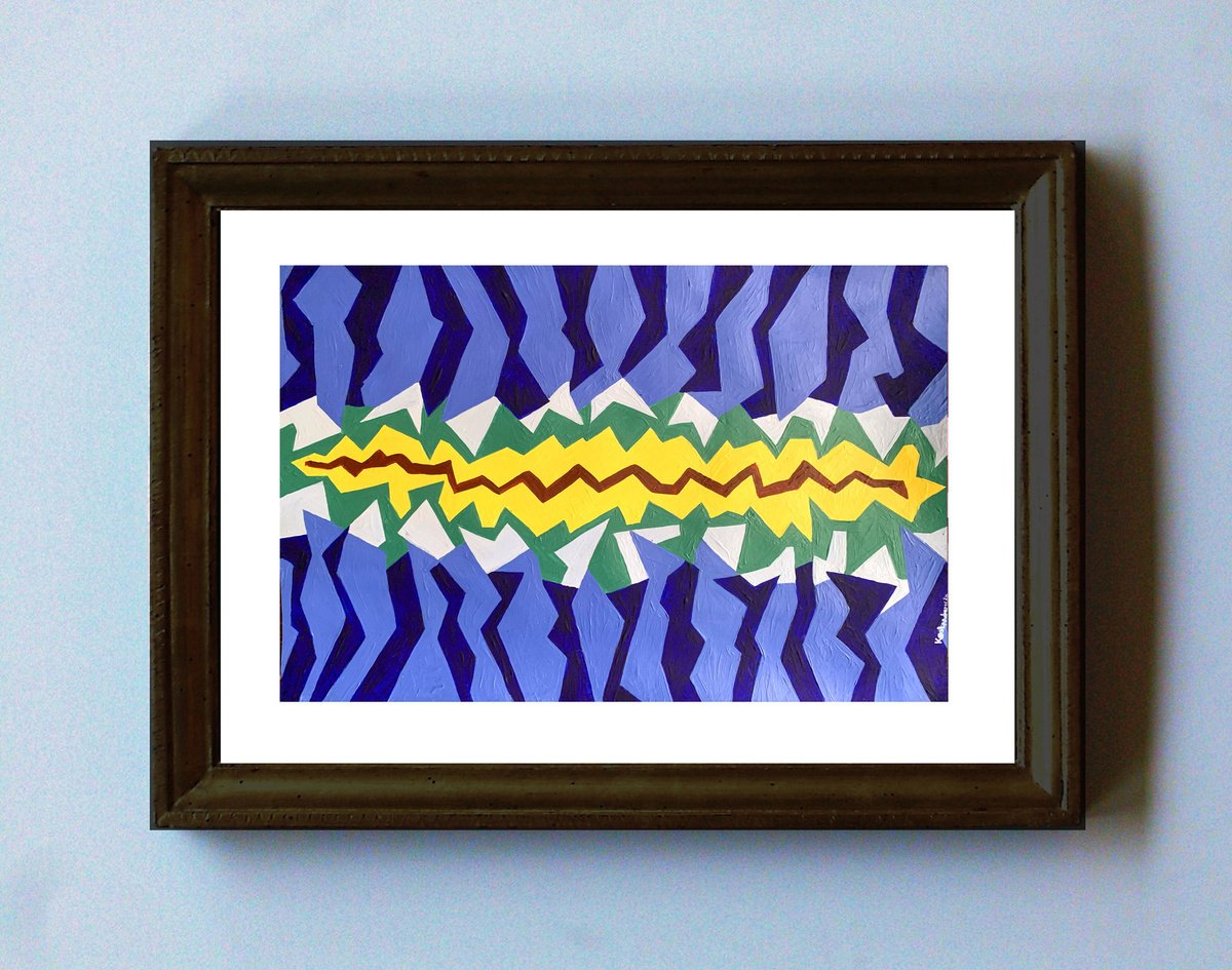 Tectonic 2 By Koola Adams, 17 X 12, Artwork For Sale On Artfinder