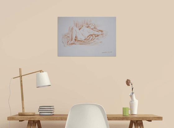 reclining female nude
