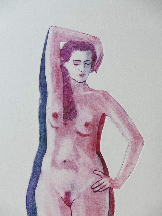 Victoria standing female nude x 6 variations