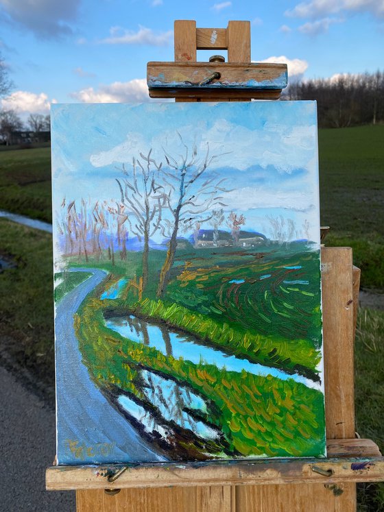 Country Road Reflections