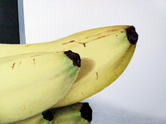 Hyperrealistic still life "Just Bananas..."
