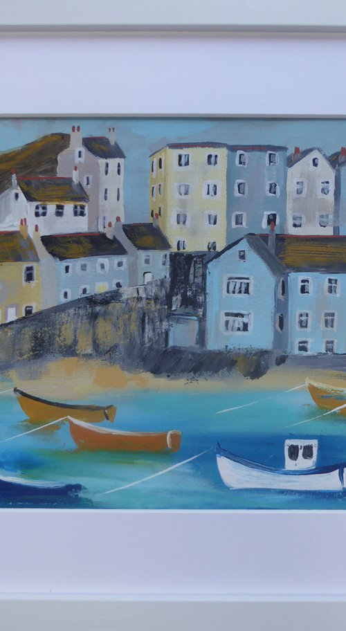 Tenby boats by Elaine Allender