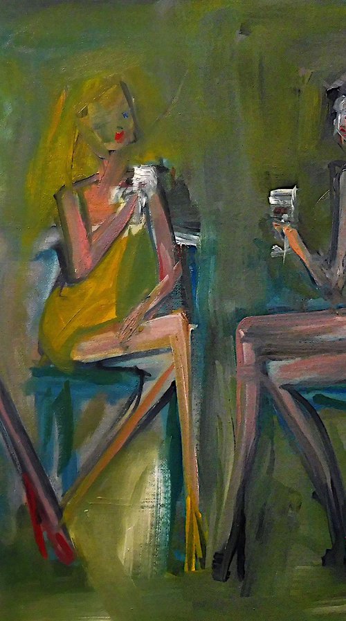 COCKTAILS for THREE, Fashion Models. by Tim Taylor