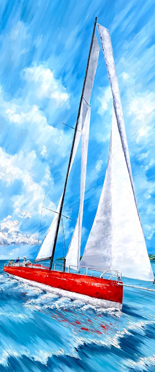 Sailboat by Tanya Stefanovich