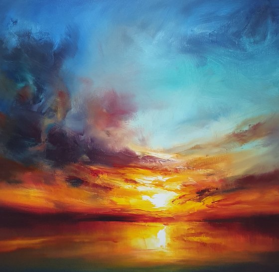 " Echo of the evening Aura " (W 140 x H 90 cm) SPECIAL PRICE!!!