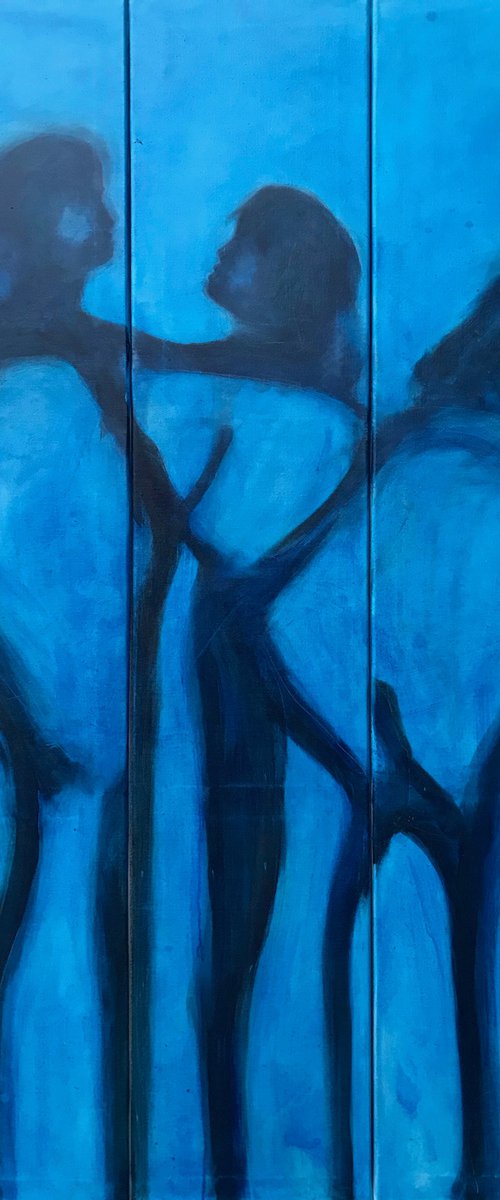 Post Scriptum 406. Triptych by Romuald Mulk Musiolik