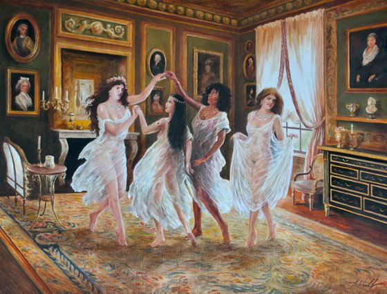 Four Nude Dancers