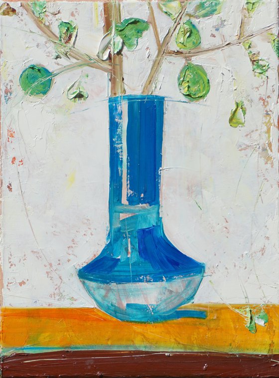 Blue Vase 12x16in (30x40 cm)