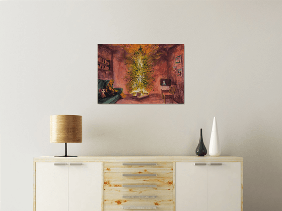 Christmas tree in Ukraine