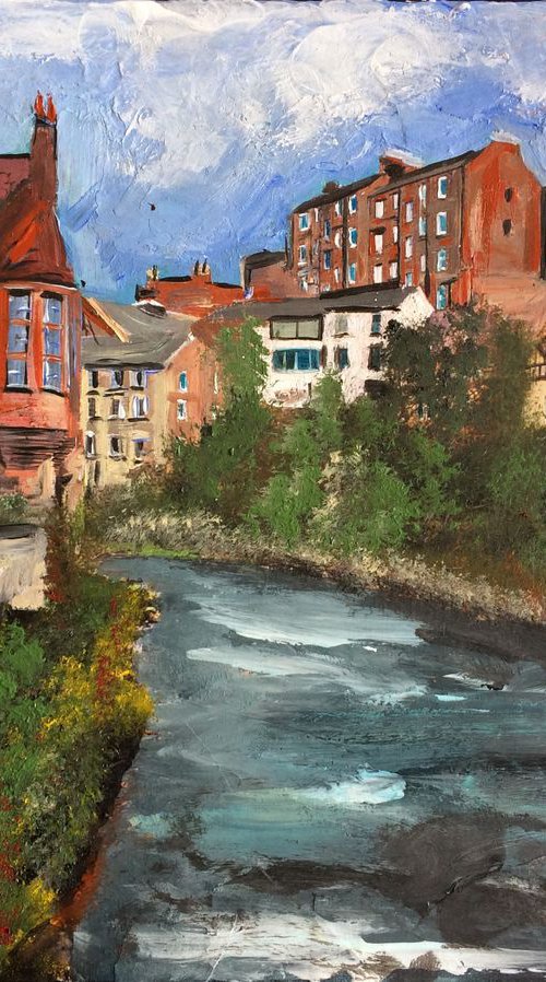 Water of Leith, Edinburgh by Andrew  Reid Wildman