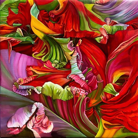 Colorful tulips
