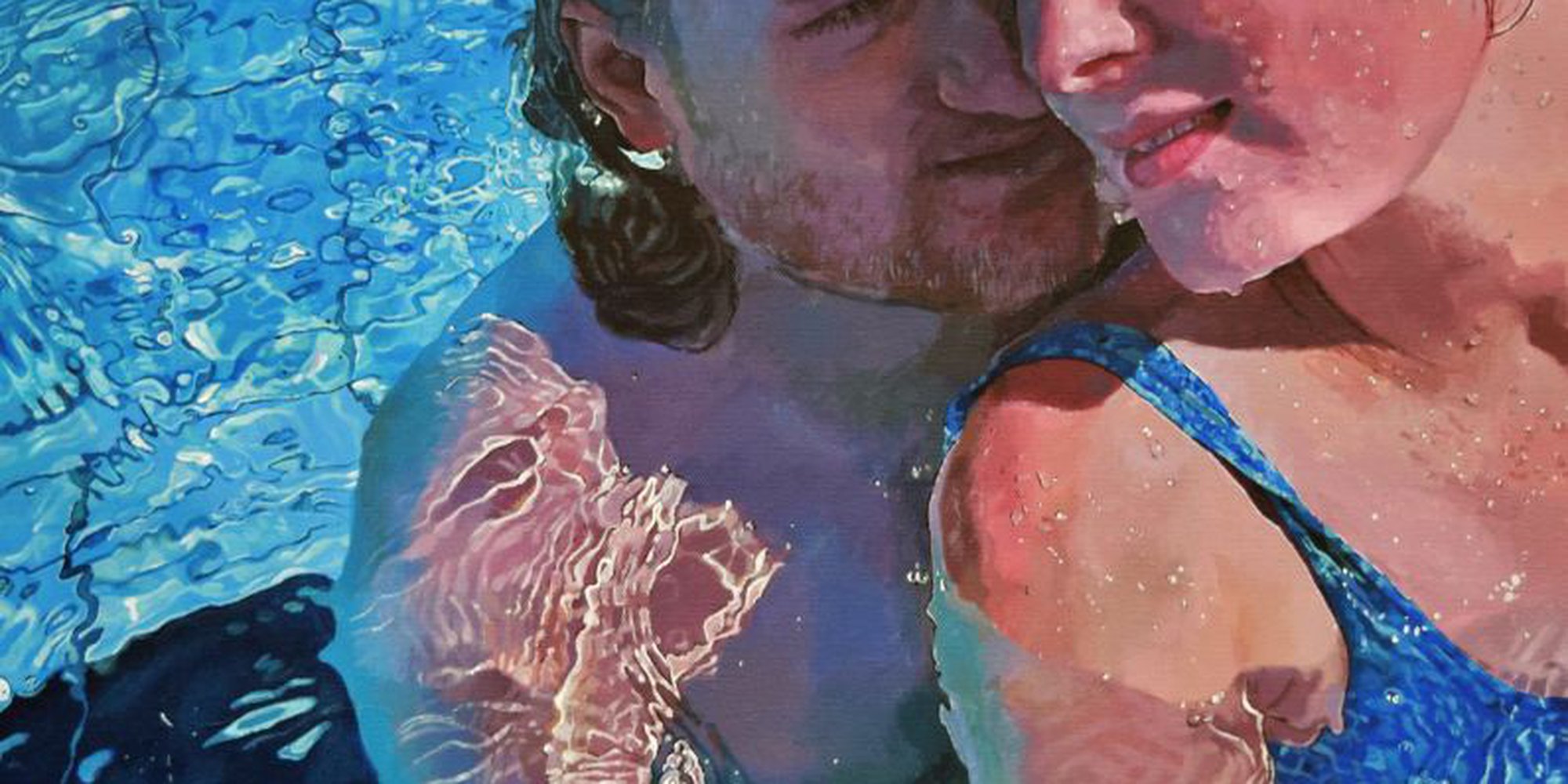 Art of the Day: "Poolside, 2015" by Abi Whitlock