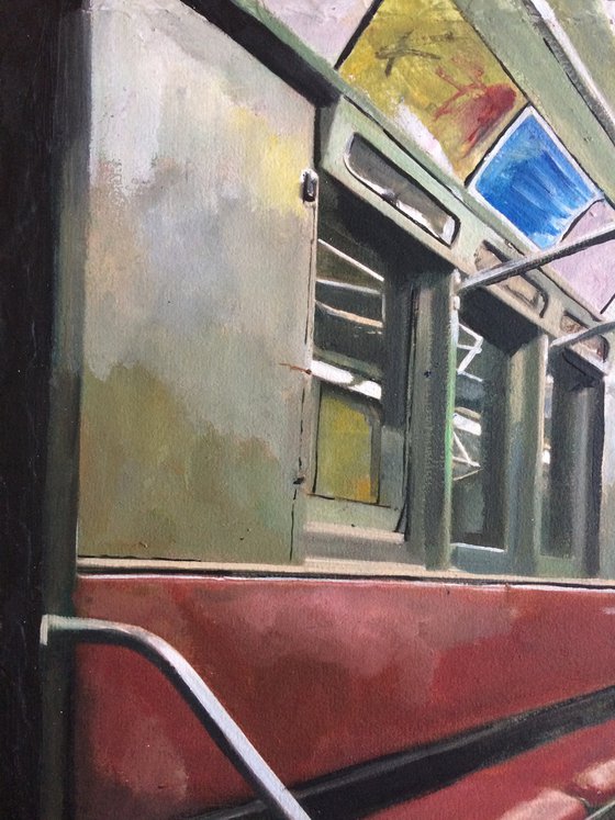 New York Subway Carriage, Retro