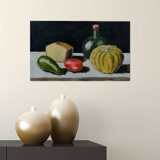 Still life with pumpkin