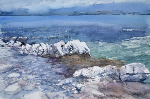 Seashore by Goran Žigolić Watercolors