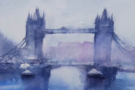 Tower Bridge in winter