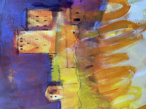 Burg Trifels bei Tagesanbruch