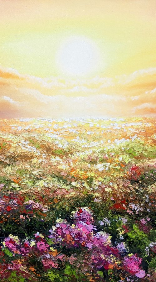 Sea of flowers by Anna Steshenko