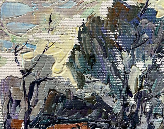 Winter morning in the village