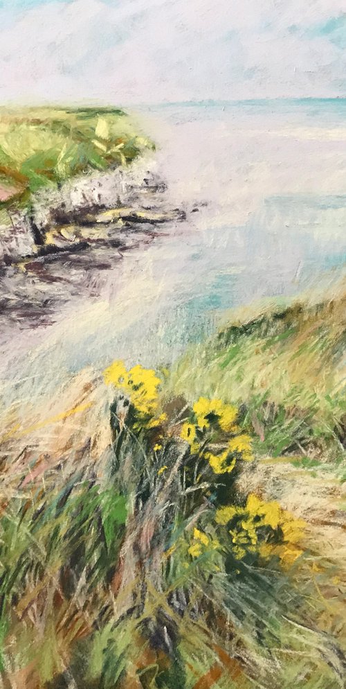 Clifftop Grasses, Flamborough by Andrew Moodie