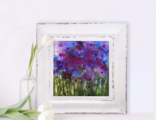 Field Of Glory - Flower Painting  by Kathy Morton Stanion by Kathy Morton Stanion