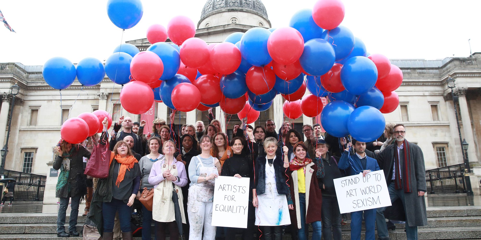 100 artists. 100 balloons. We came, we saw, we stood up for gender equality!