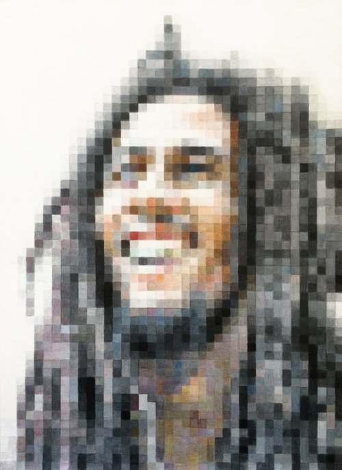 Pixel Bob Marley by A-criticArt