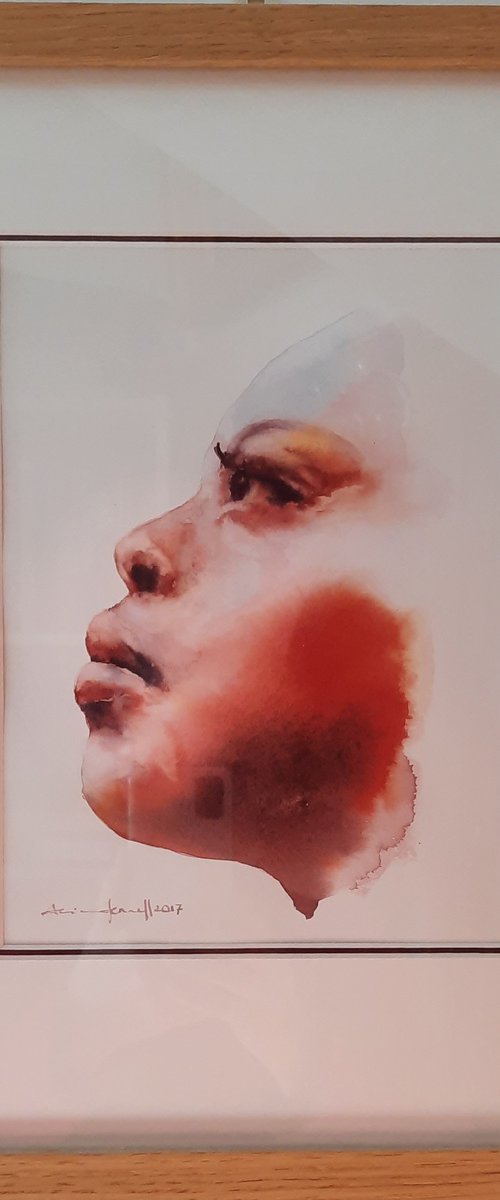 Eyes on Jesus - Original Watercolour Painting by Alison Fennell